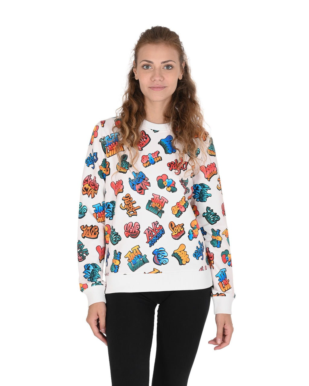 Sudadera para mujer Love Moschino W 6 302 00 E 2373 0004 GRAFFITI F.PANN