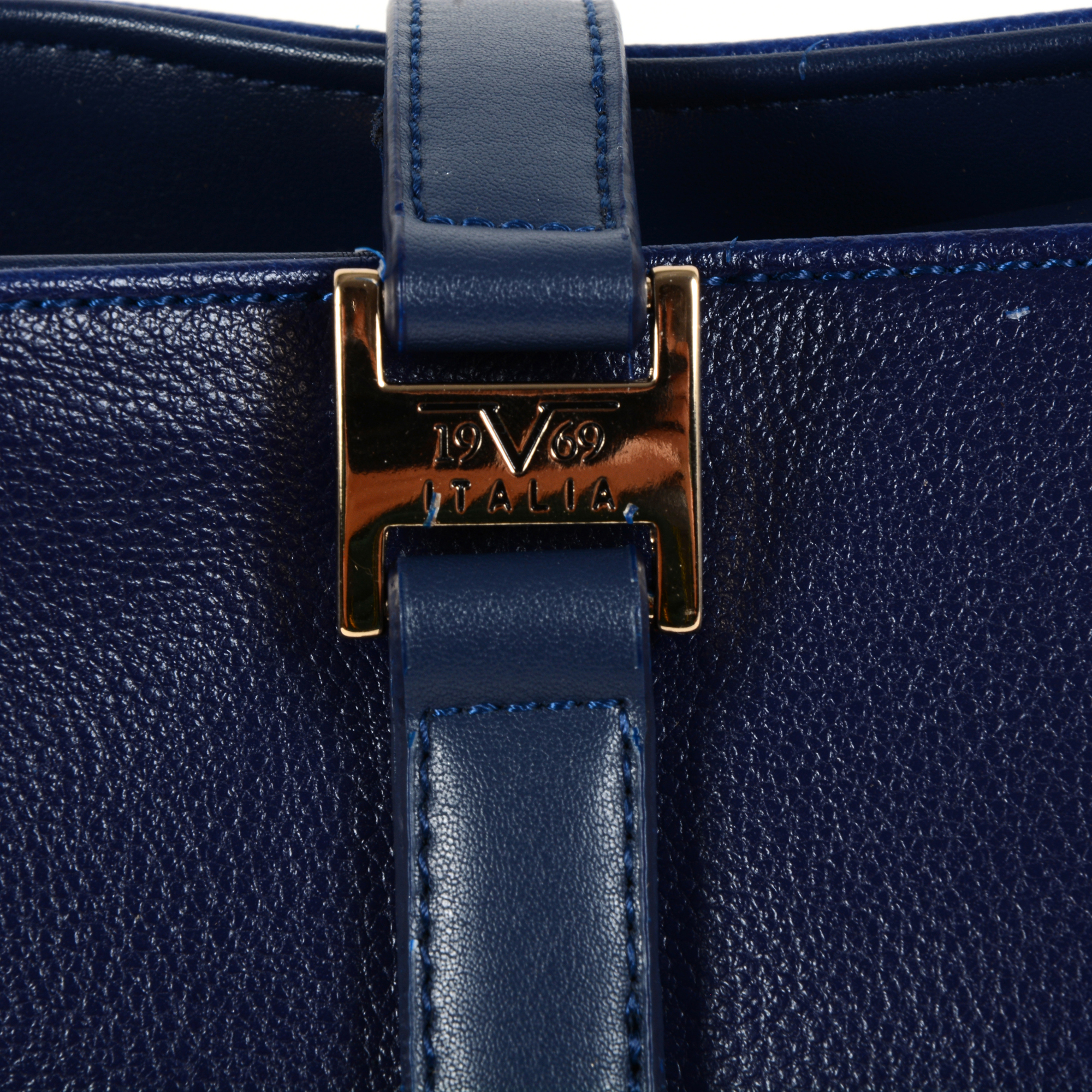 V 1969 Italia Womens Handbag Dark Blue PORTO