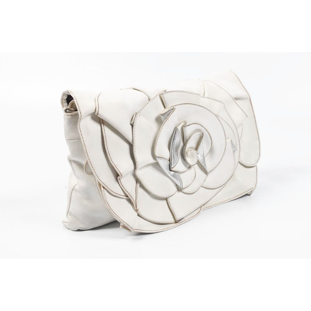 Bolso de mano para mujer Nine West 167020 BLANCO PLATA