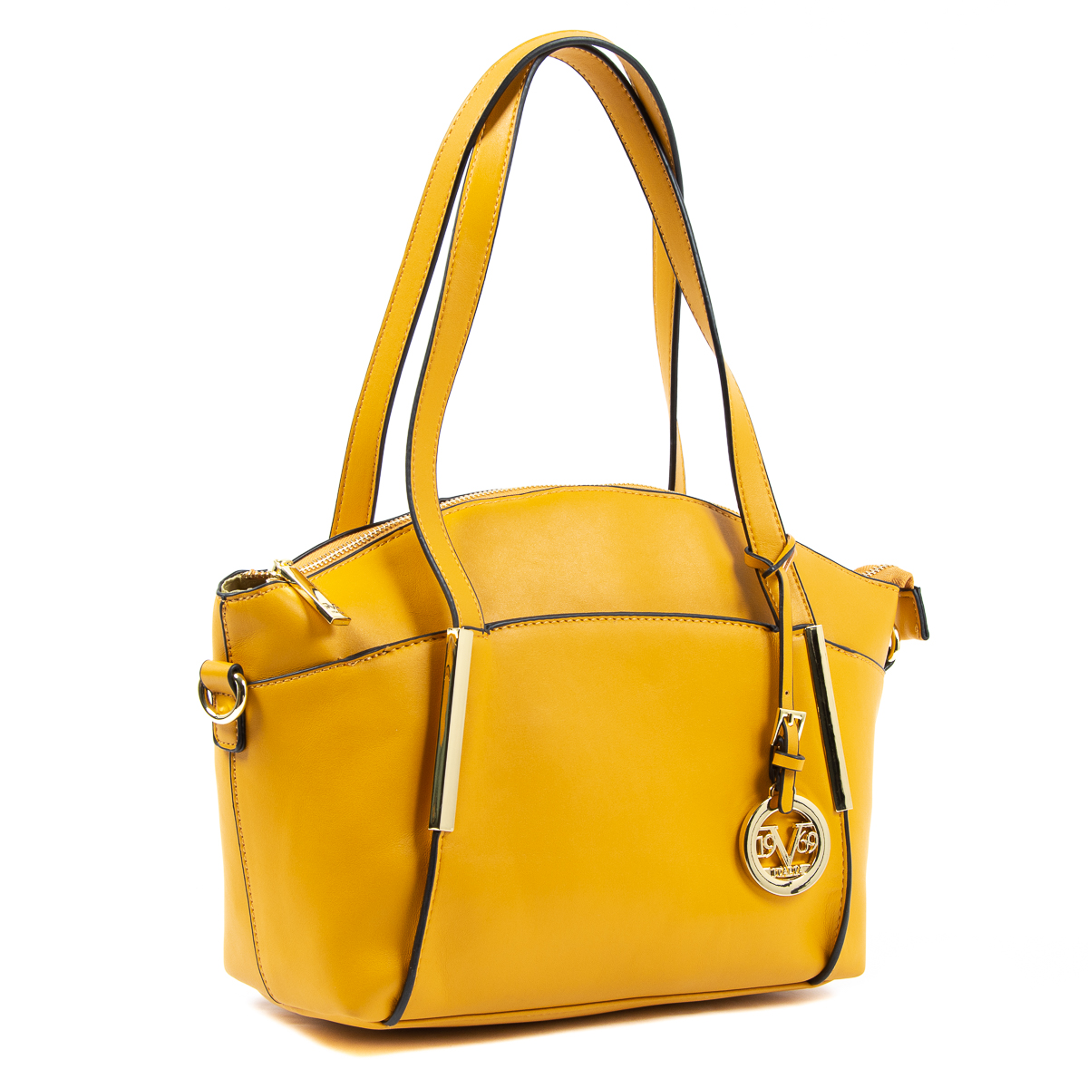 Bolso de mano para mujer V 1969 Italia marrón GIULIA