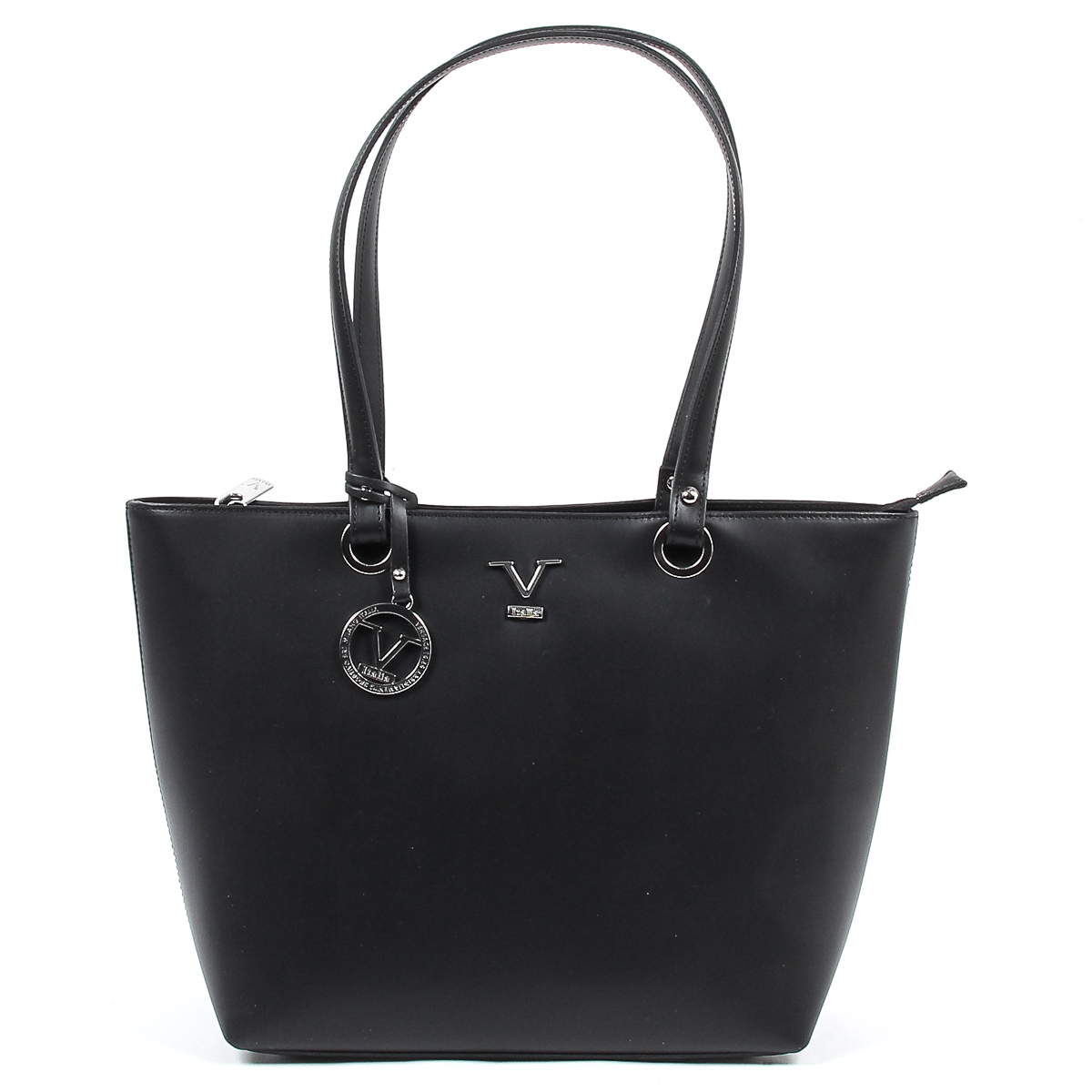 Bolso de mano para mujer V 1969 Italia V009-S RUGA NERO