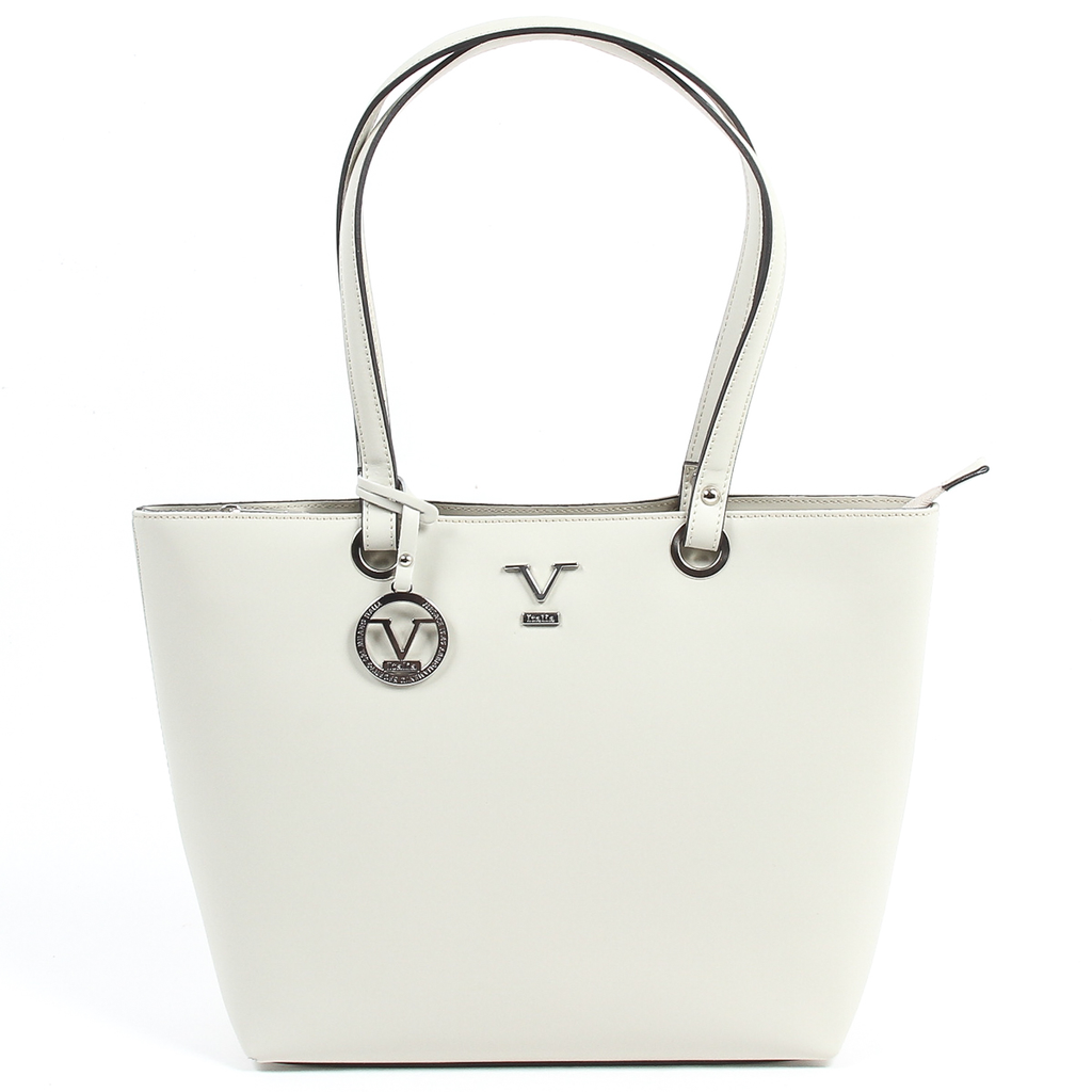 Bolso de mano para mujer V 1969 Italia V009-S RUGA CREMA