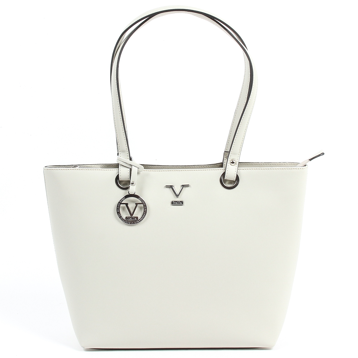 Bolso de mano para mujer V 1969 Italia V009-S RUGA CREMA