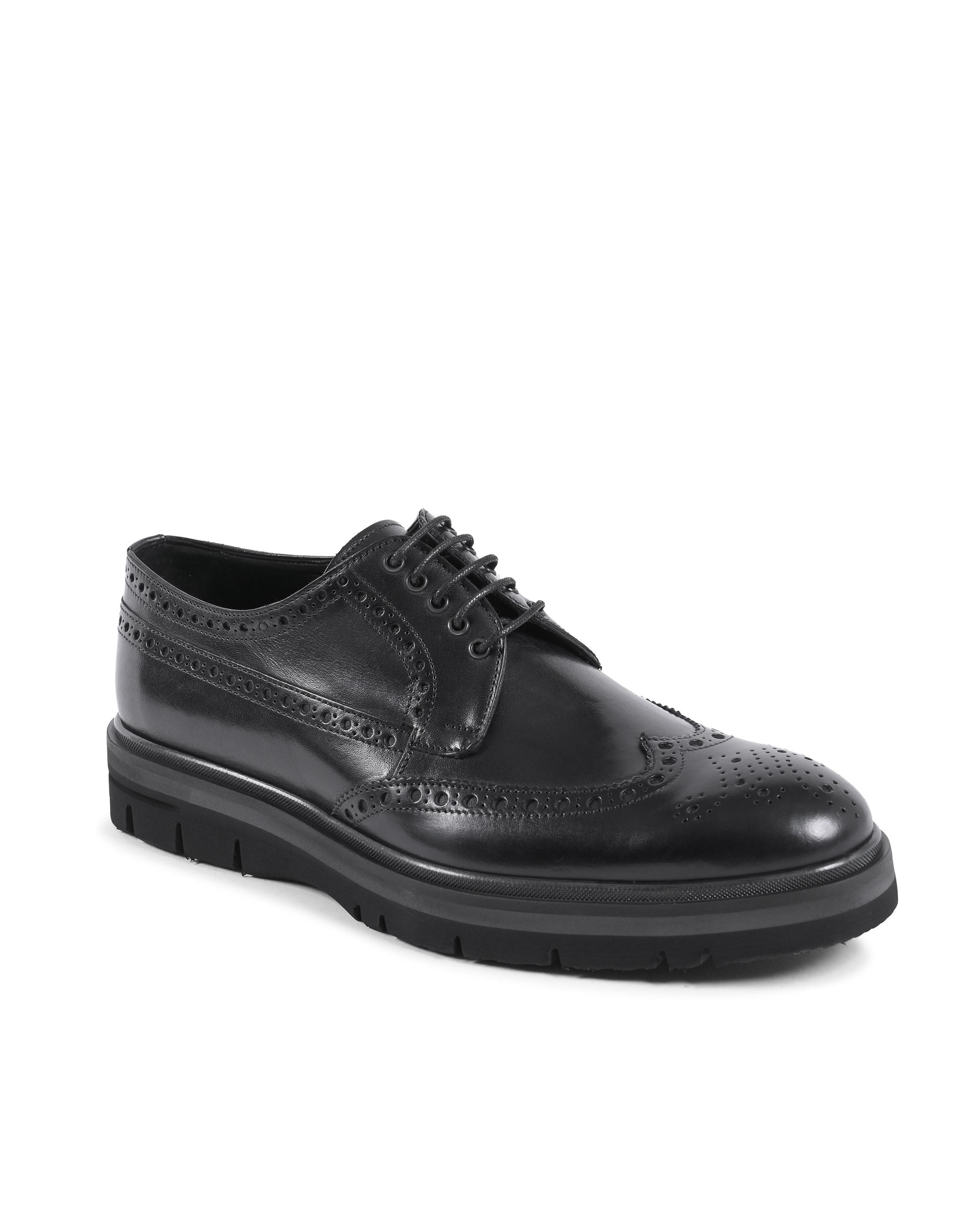 Dee Ocleppo Zapatos brogue para hombre EB138 VITELLO NERO