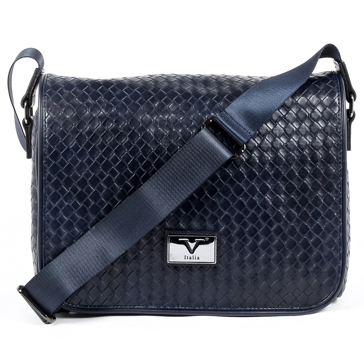 Bolso de mano para hombre V 1969 Italia Azul LEROY