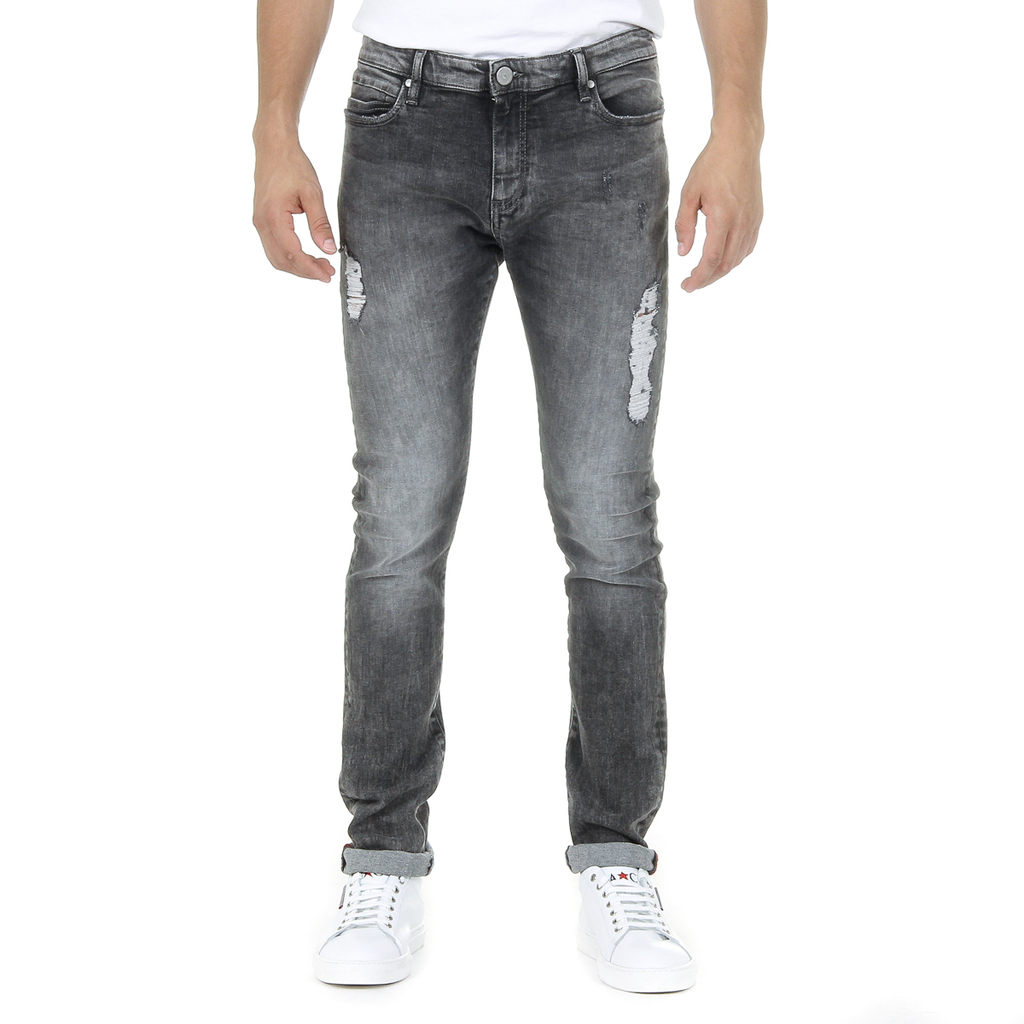 Vaqueros Andrew Charles para hombre gris oscuro THOMAS