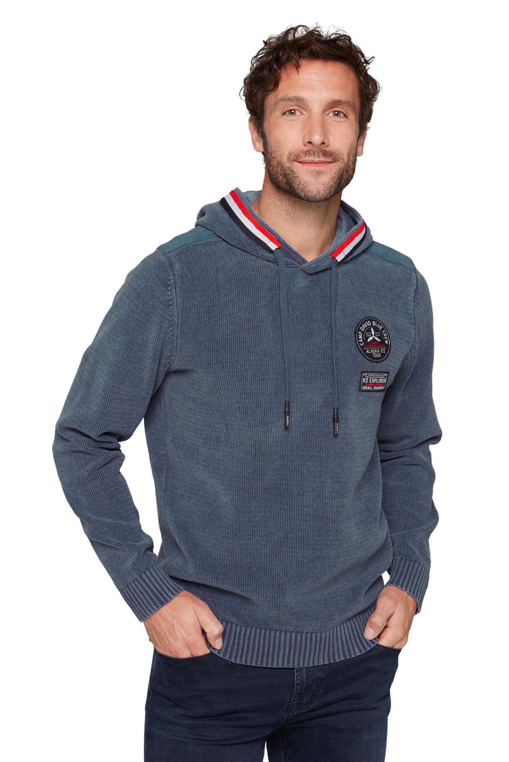 Suéter con capucha para hombre de Camp David