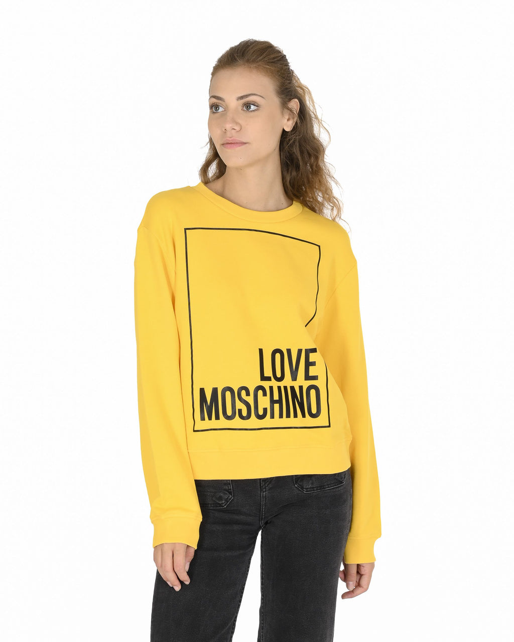 Sudadera Love Moschino para mujer W 6 306 47 M 4055 I60 AMARILLO