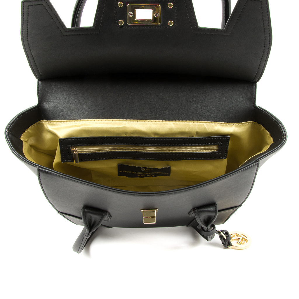 Bolso de mano para mujer V 1969 Italia Negro SALLY
