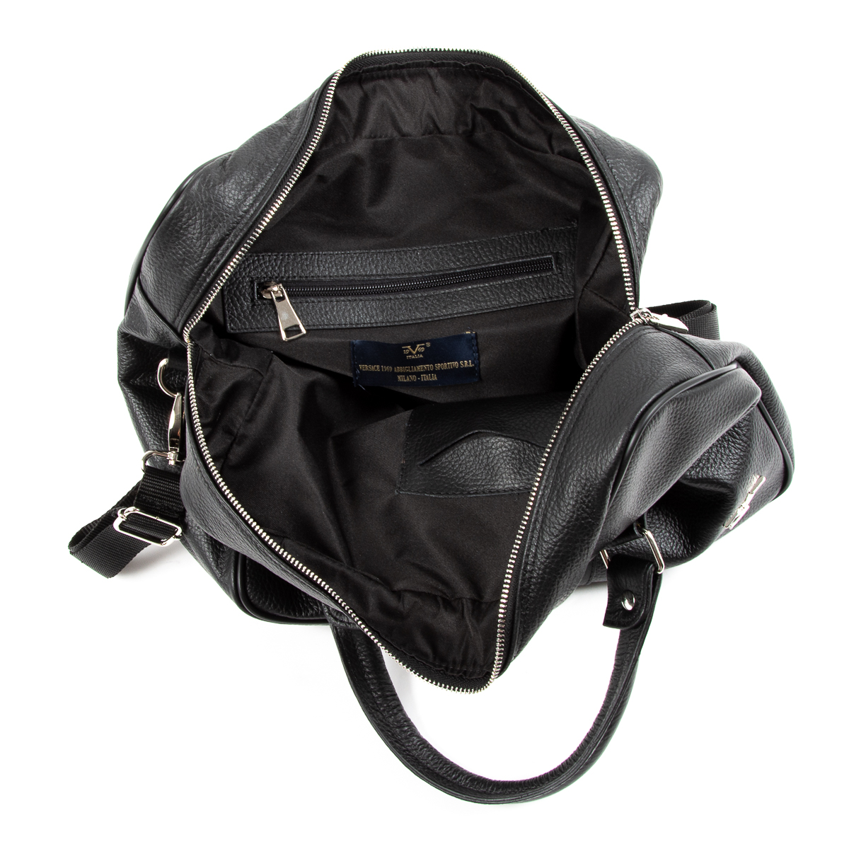V 1969 Italia Mens Sport Bag Black VENTURA