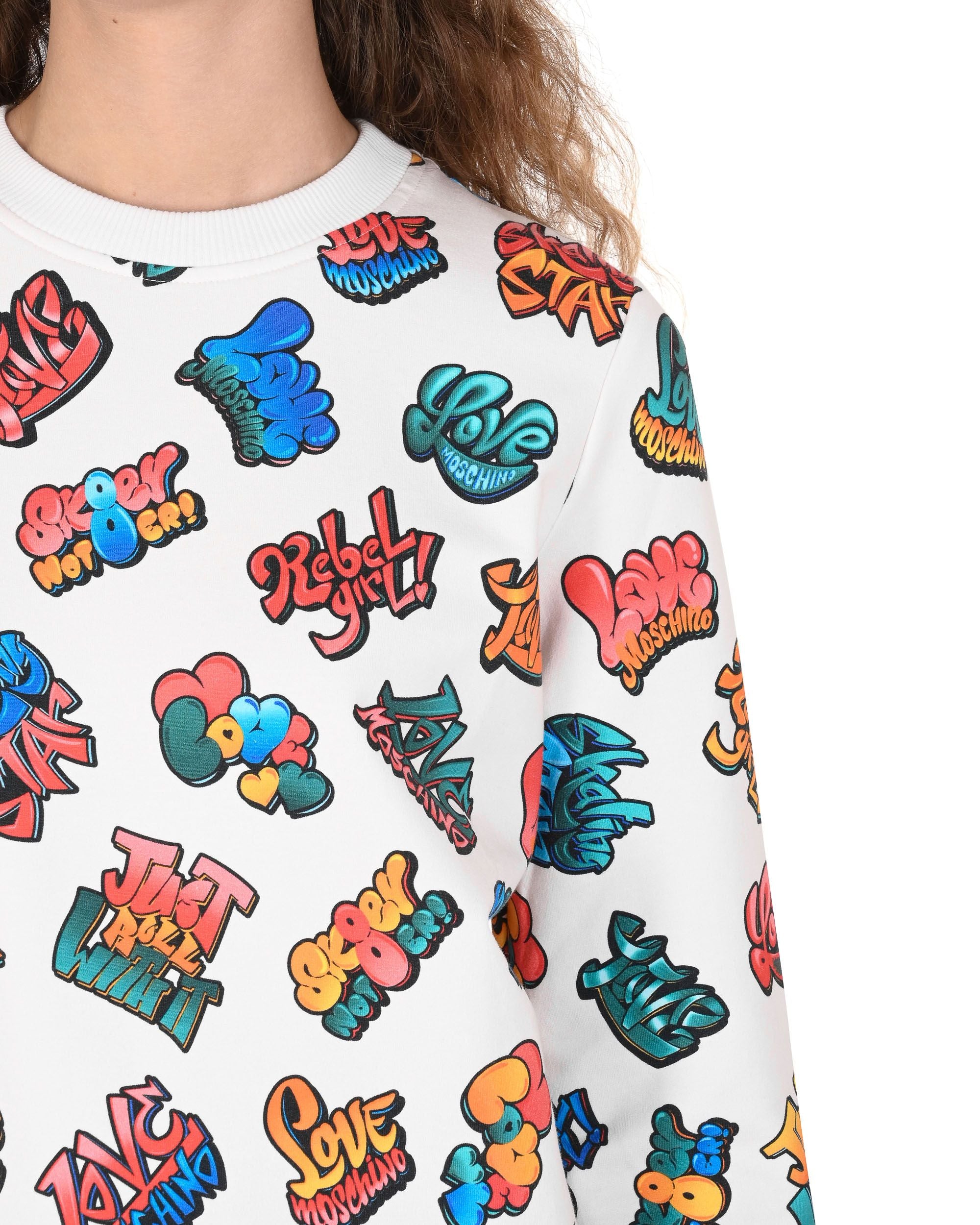 Sudadera para mujer Love Moschino W 6 302 00 E 2373 0004 GRAFFITI F.PANN
