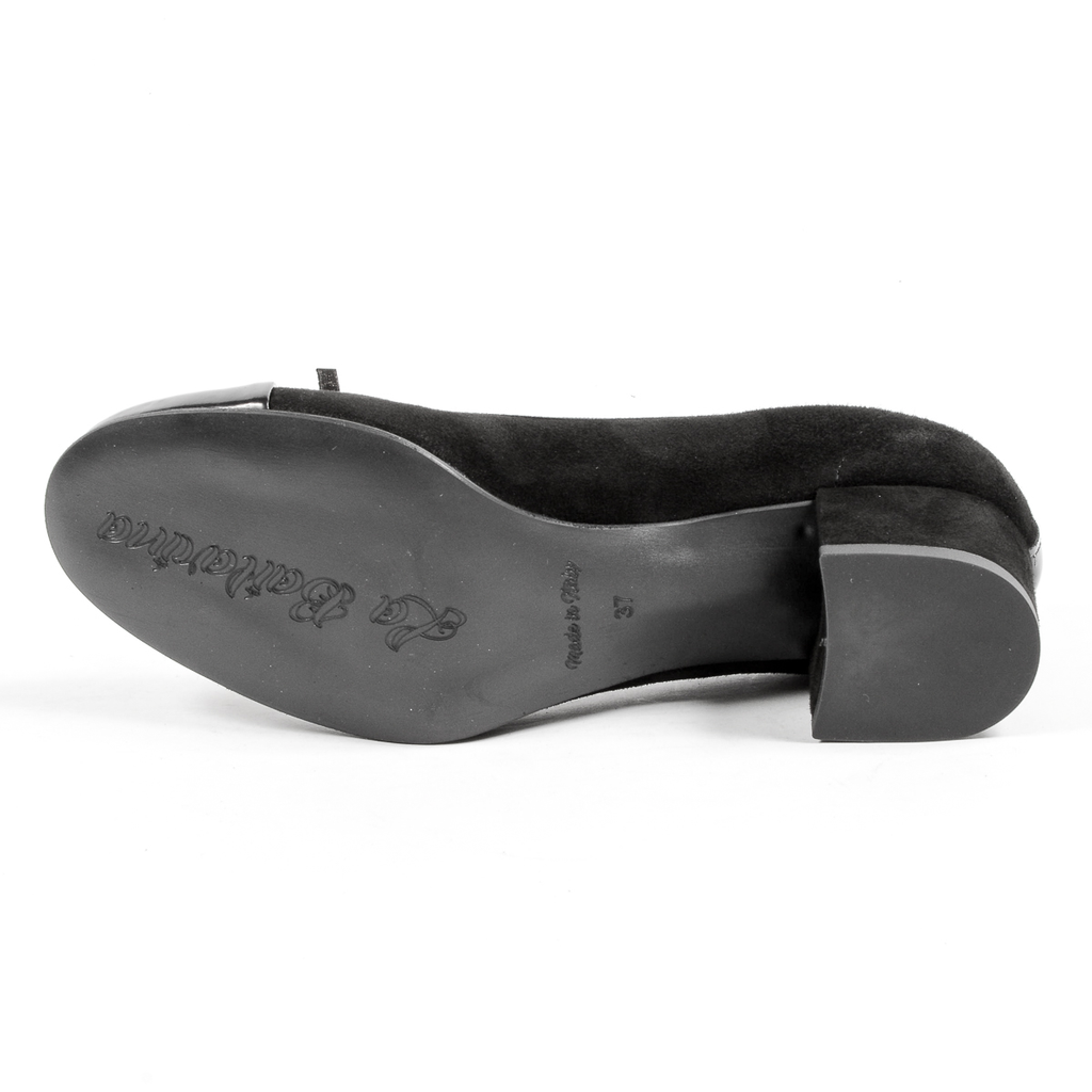 Andrew Charles Womens Ballerina Black FLORENCE