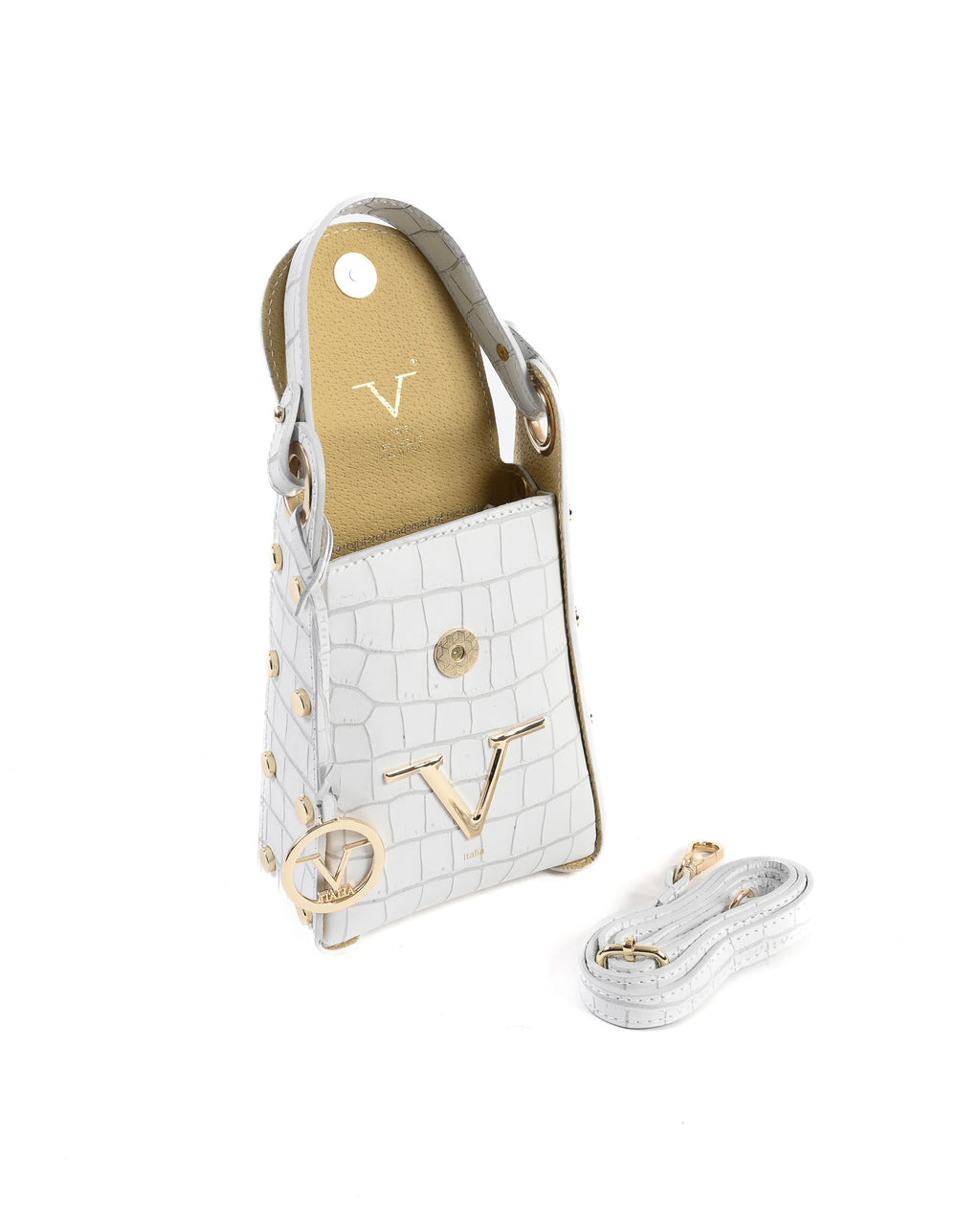 Minibolso V Italia para mujer blanco V16-COC-WHI