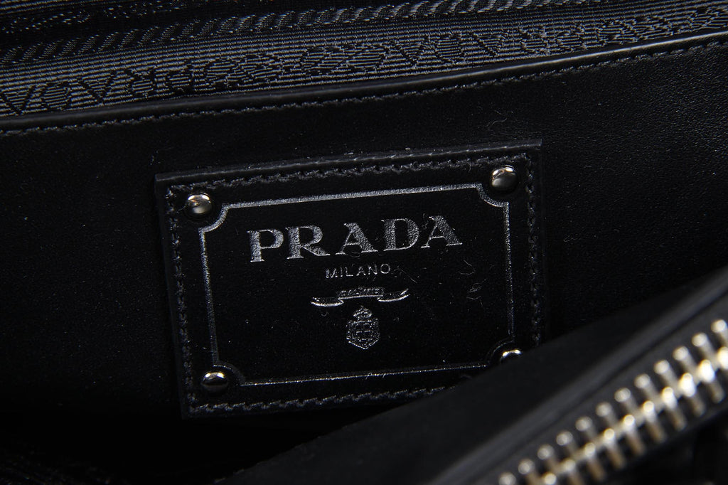 Bolso de compras Prada BN2866 Nero Soft Calf