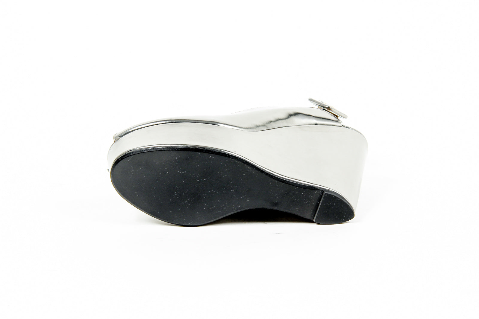 Robert Clergerie Paris Sandalia de cuña con tira trasera para mujer BUSTYMA NEWLAM GRIS DBL PDR
