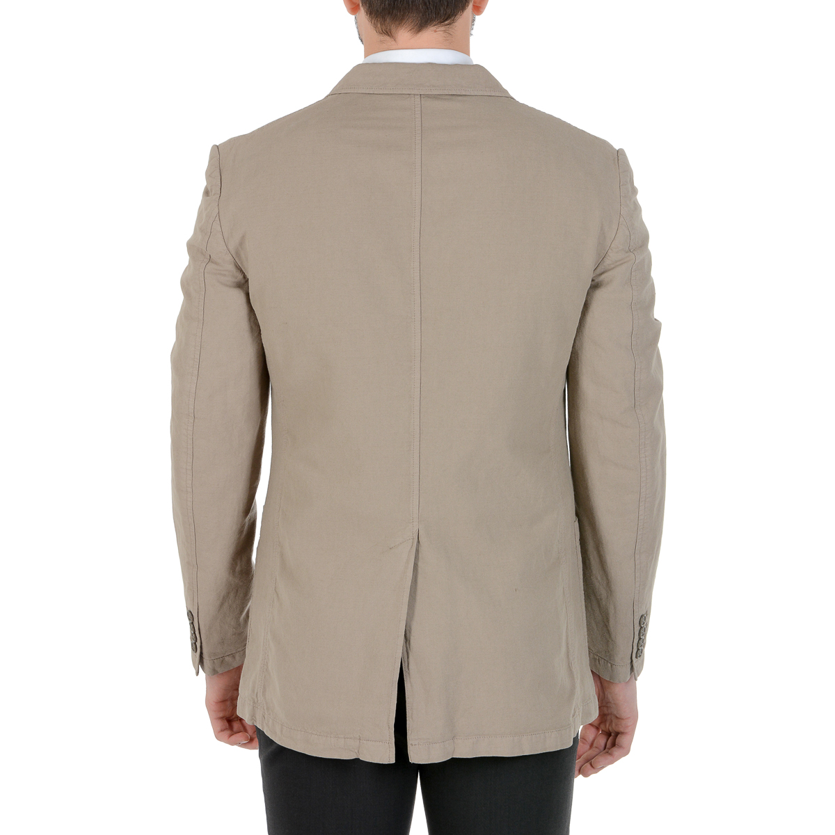 Chaqueta Faconnable para hombre de manga larga beige COLIN