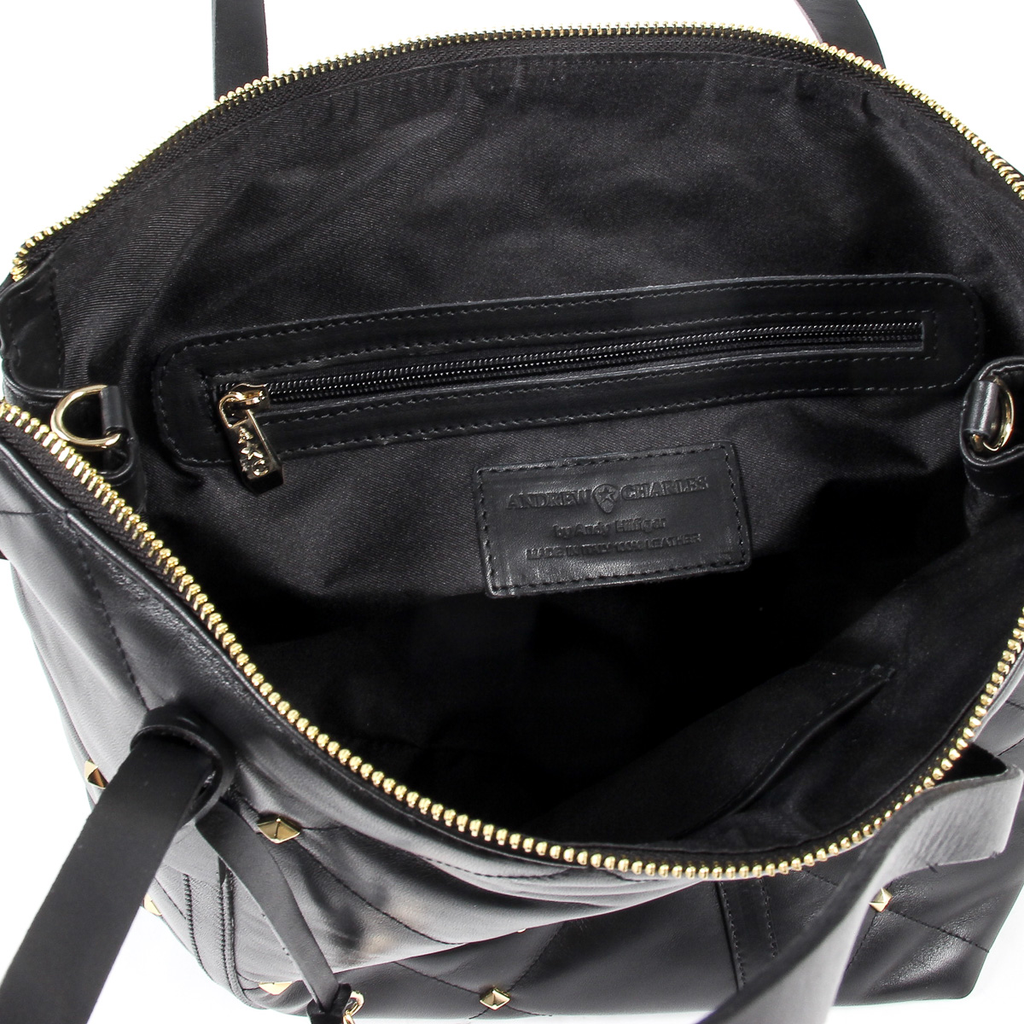 Bolso de mano para mujer Andrew Charles negro YAZMIN