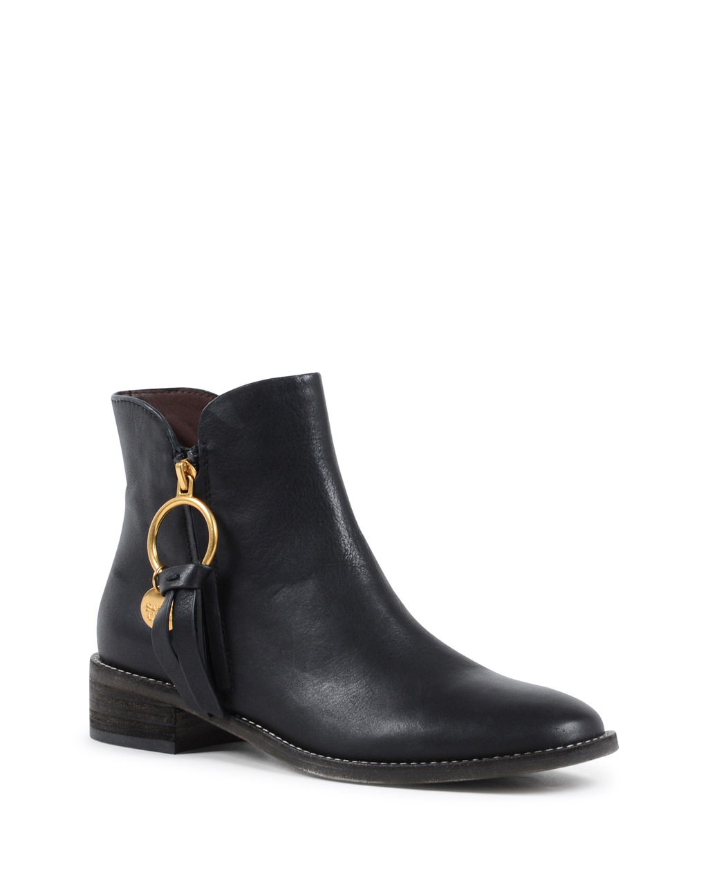 ChloÃ¨ Womens Ankle Boot Black SSB31147A NERO