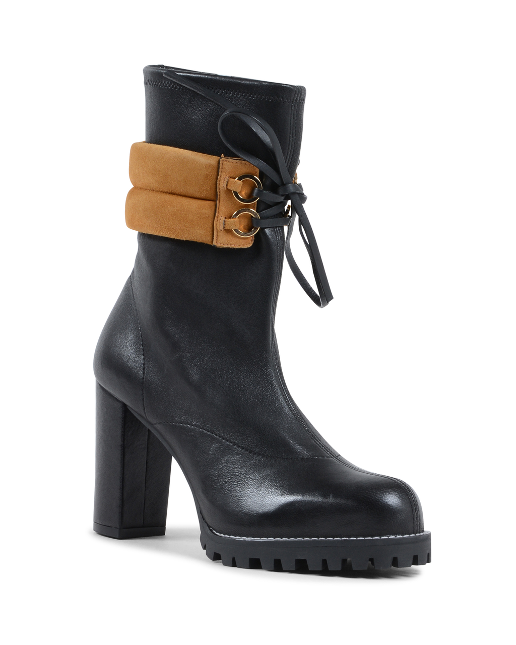 Bota corta Stuart Weitzman para mujer, color negro, BRONWYN