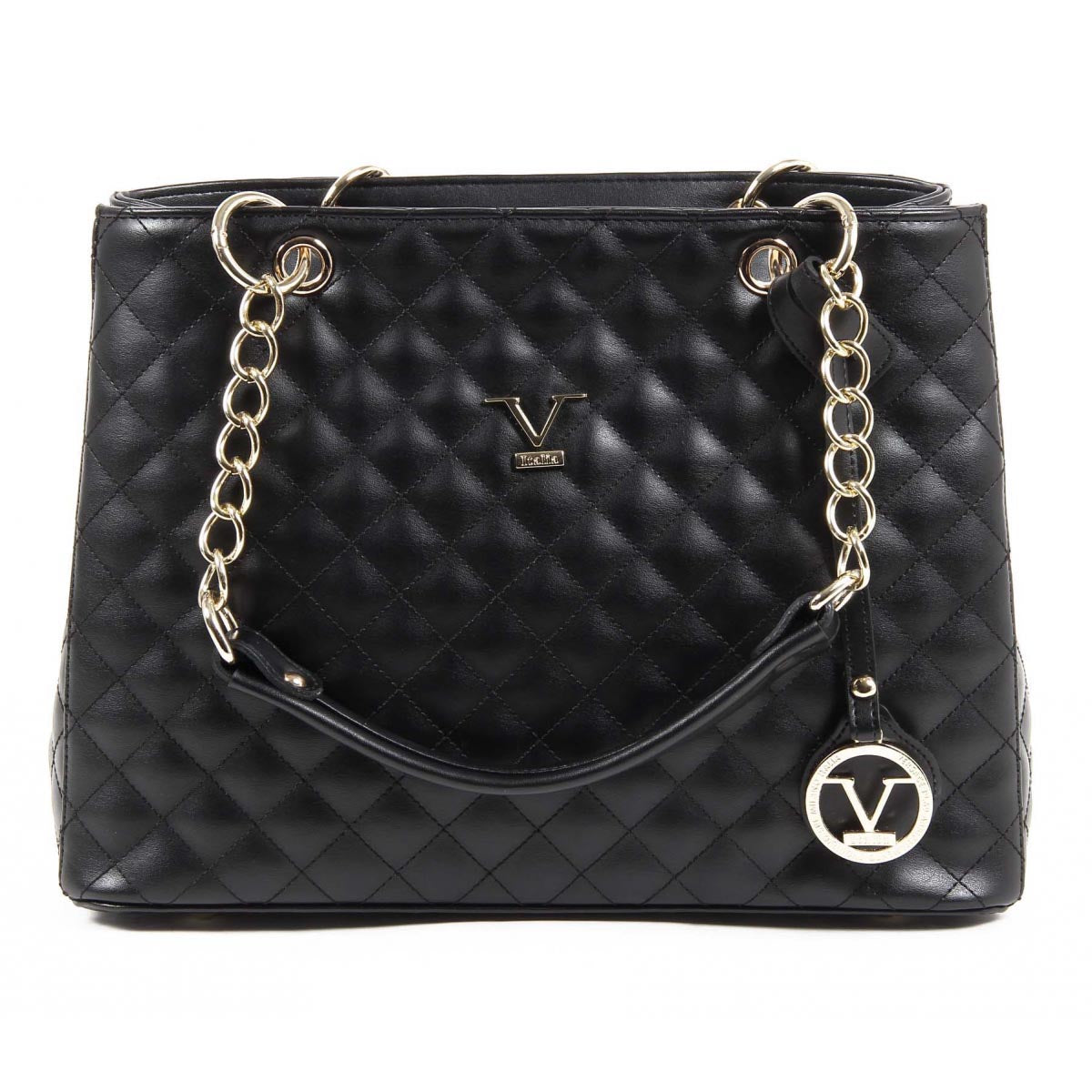 Bolso de mano para mujer V 1969 Italia VE03 NEGRO