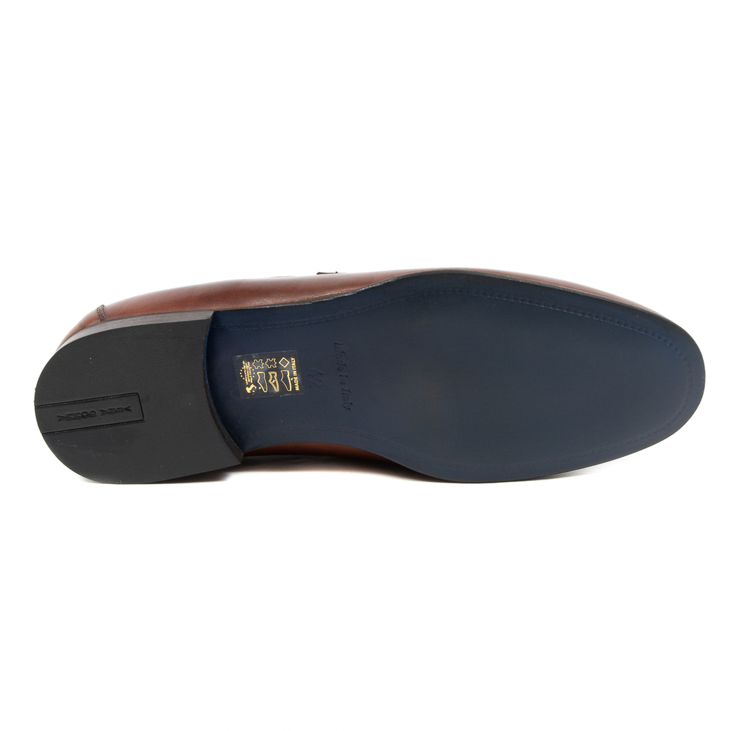 Mocasines V 1969 Italia para hombre, color marrón, ADAM