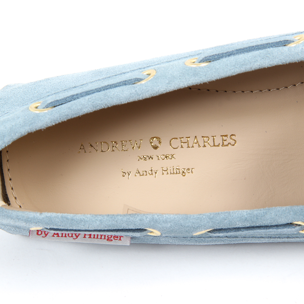 Mocasín Andrew Charles para mujer azul claro CAMILLA