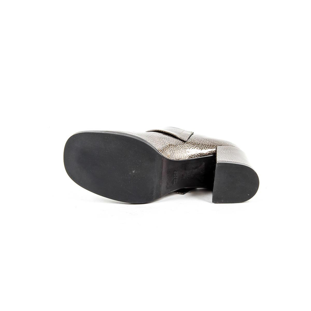 Mocasín de tacón para mujer V 1969 Italia B2450 CRASH CANNA FUCILE