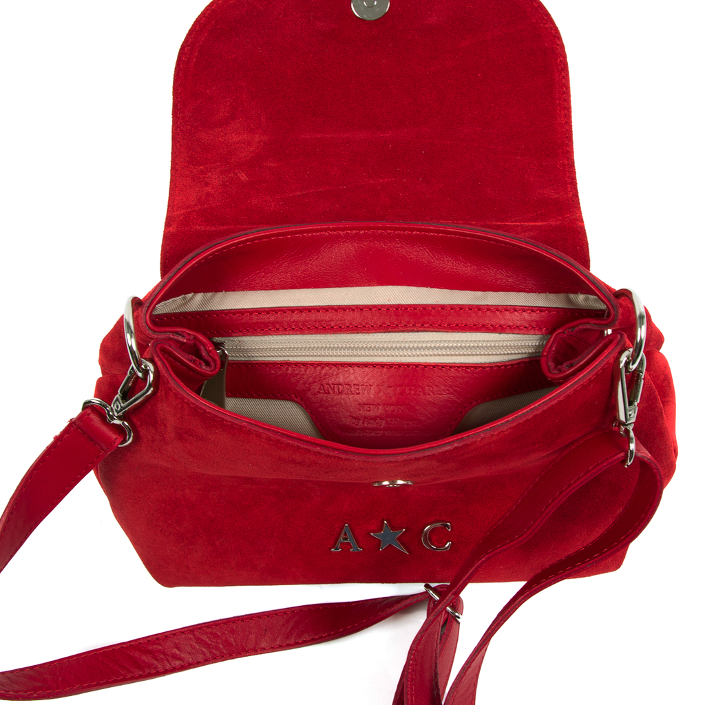 Bolso de mano para mujer Andrew Charles rojo PAMELA