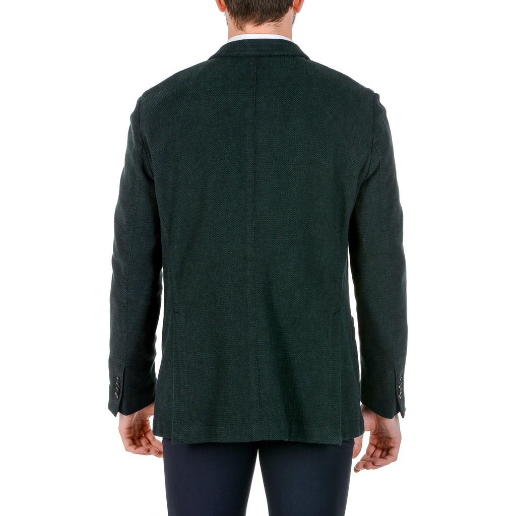 Chaqueta Boglioli Milano para hombre, manga larga, verde oscuro