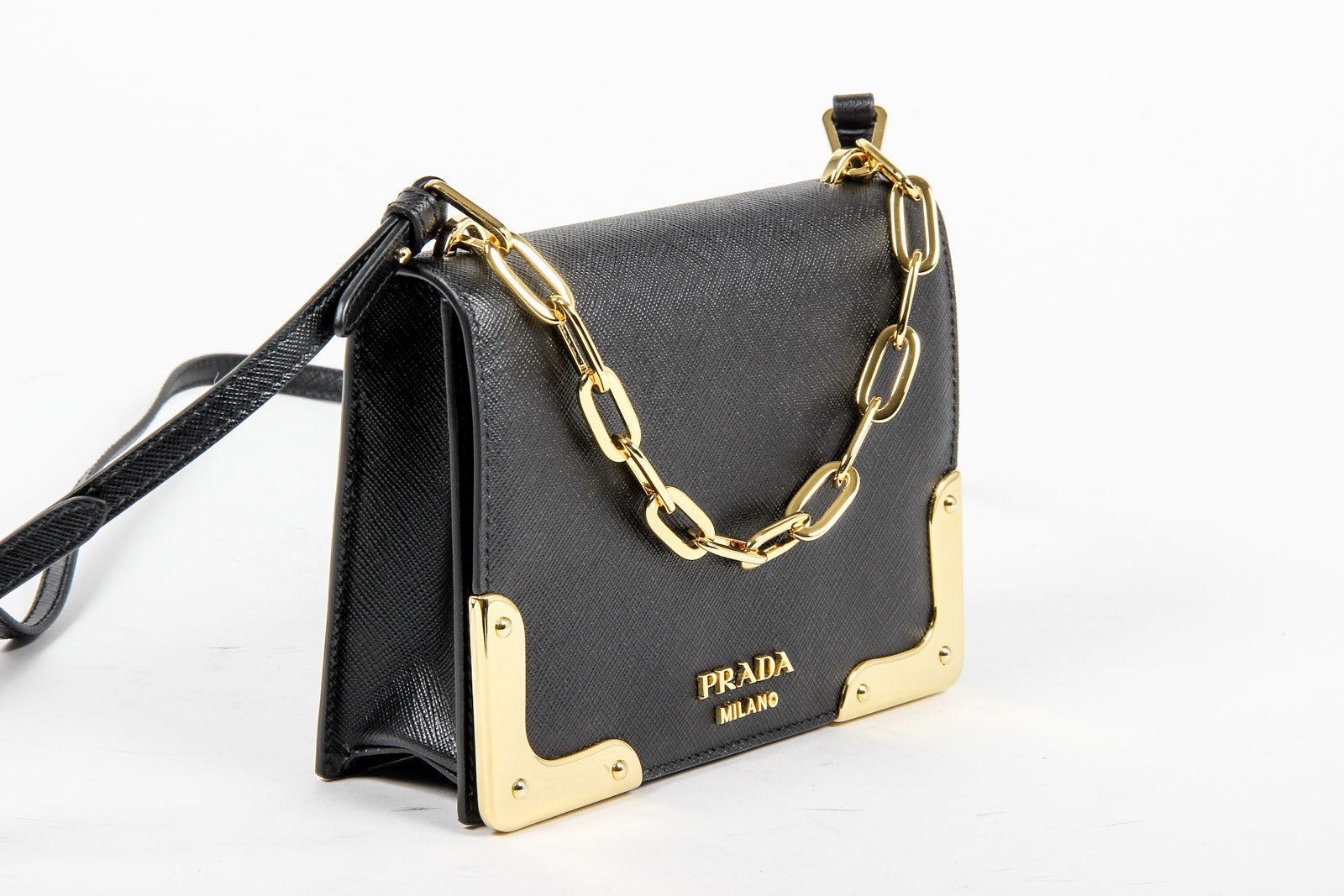 Prada Mujer 1BH015 Bandolero Saffiano Bolso
