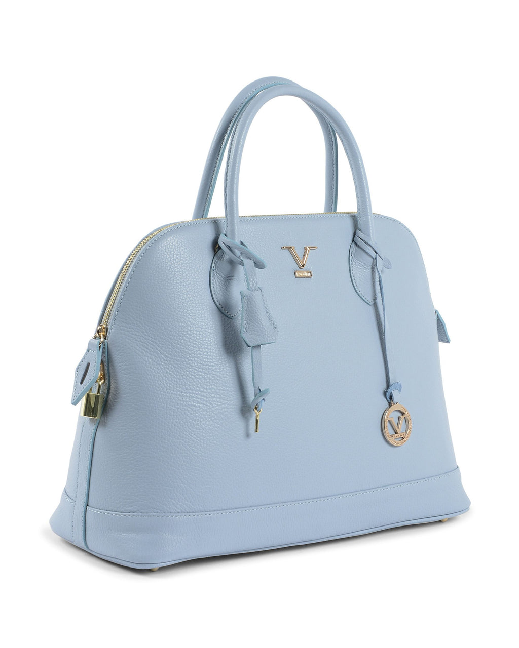 V Italia Womens Handbag Light Blue BC10880 DOLLARO CELESTE