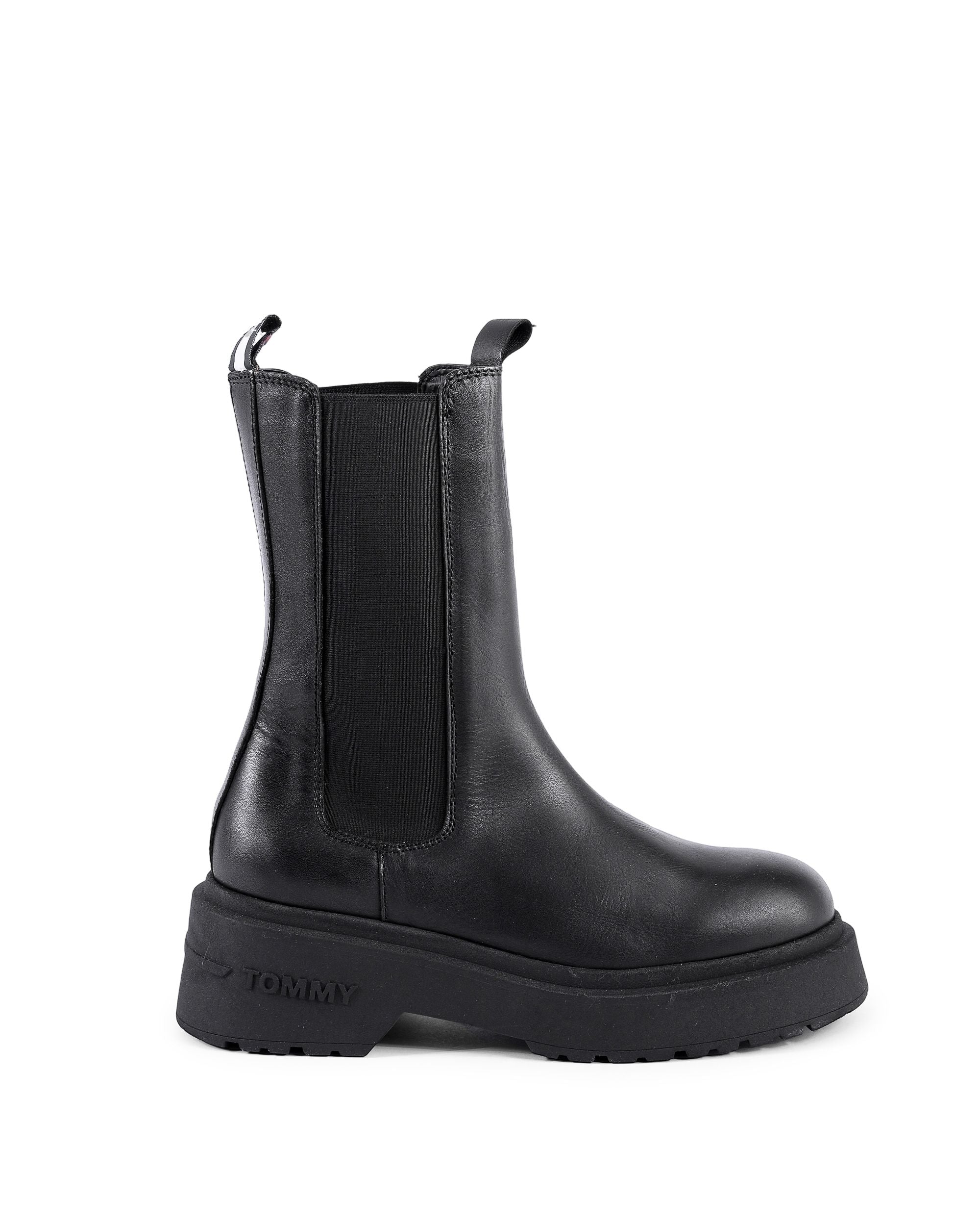 Tommy Hilfiger Womens Boots Black EN0EN020590GK