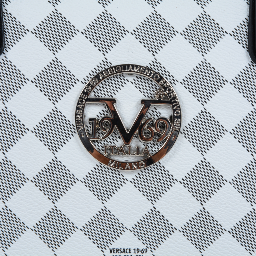V 1969 Italia Womens Handbag White MONTERRY
