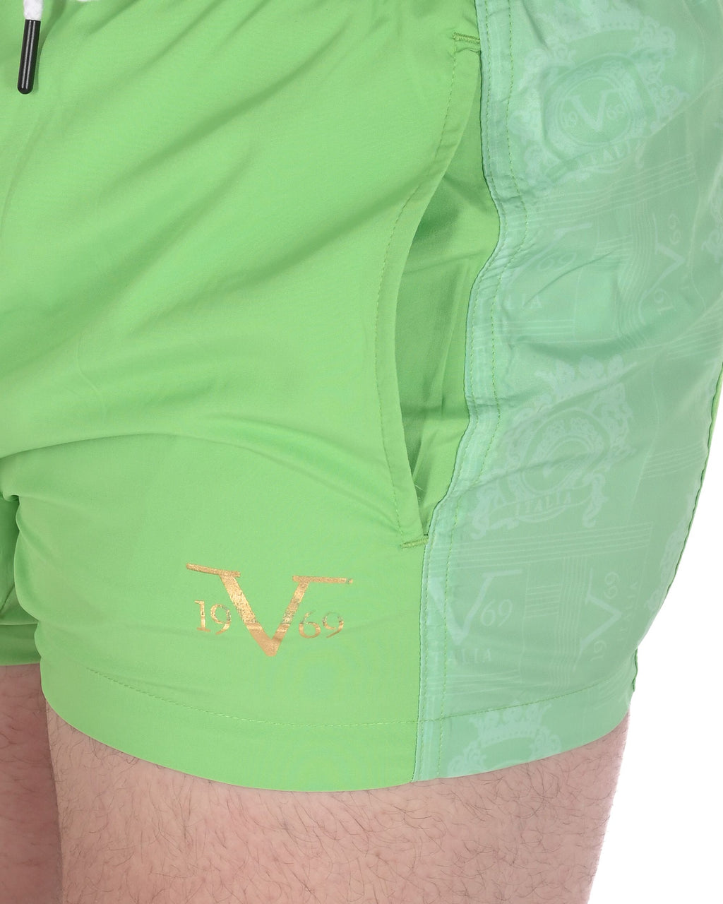 19V69 Italia Mens Swimwear Trunk VSC1MBS03 GREEN