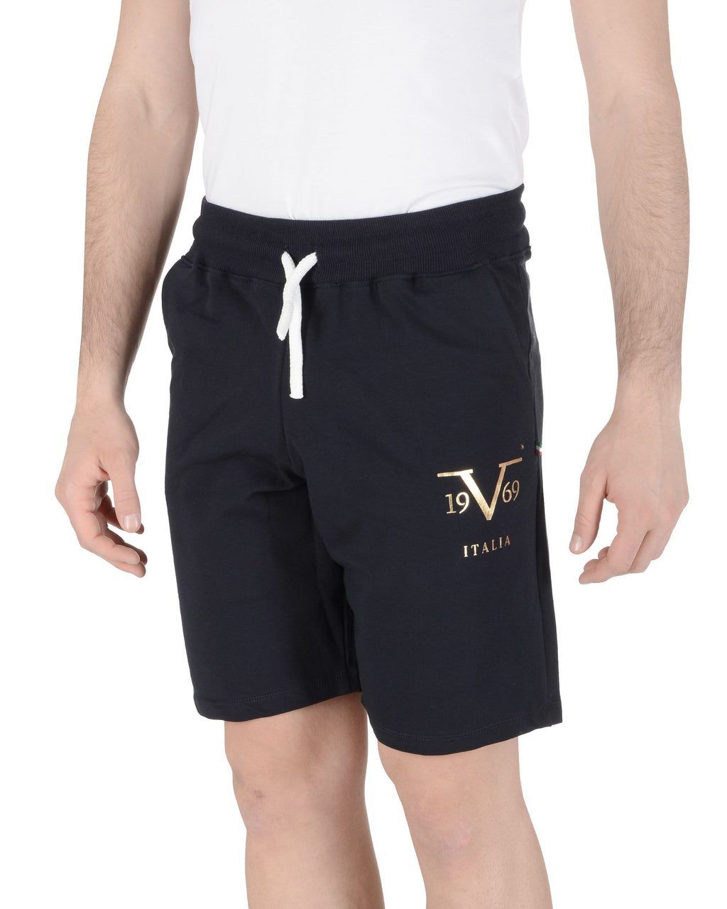 19V69 Italia Pantalones cortos para hombre Azul marino BOB AZUL MARINO