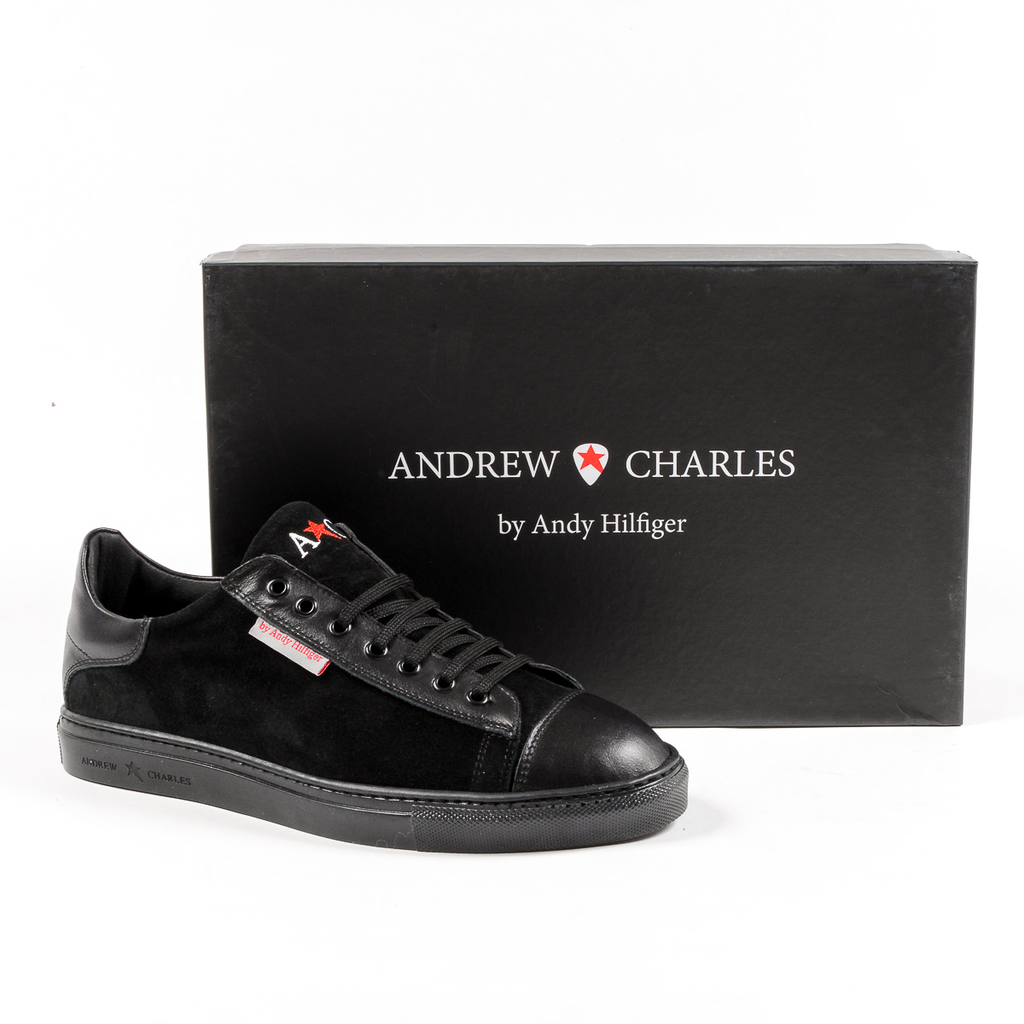 Andrew Charles Mens Sneaker Black TOM