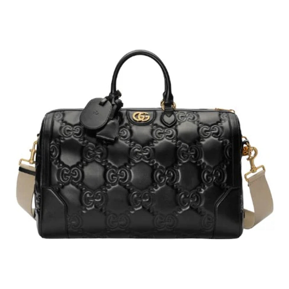 Bolsa de lona de cuero GG