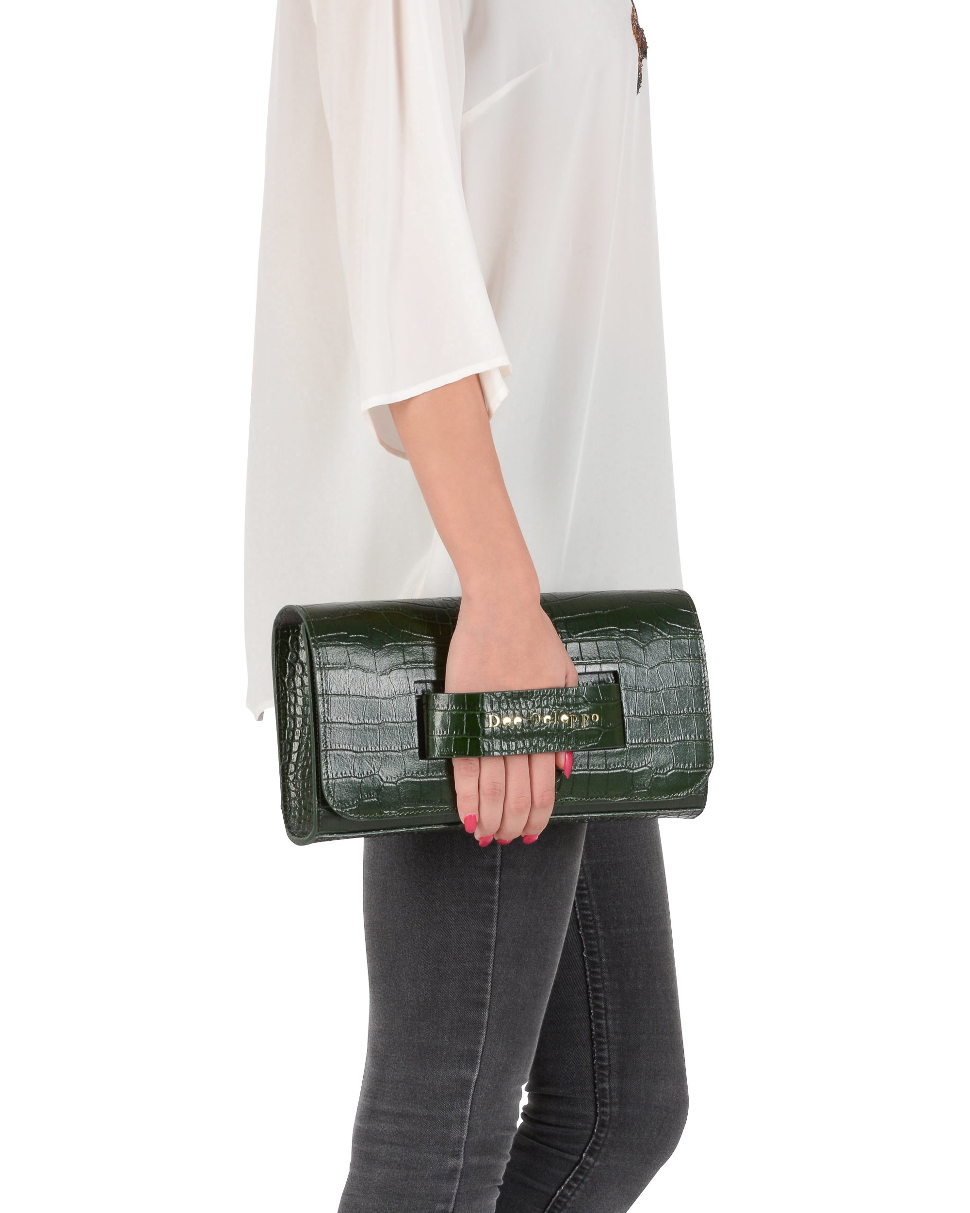 Clutch Todo Verde Oscuro