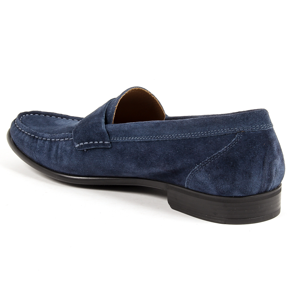Mocasín V 1969 Italia para hombre azul LEONARDO