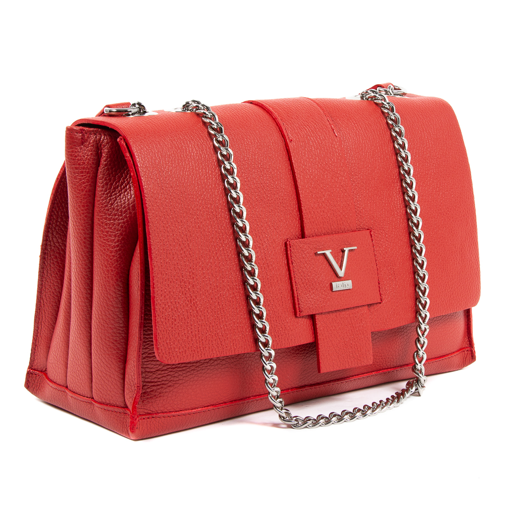 V 1969 Italia Womens Handbag Red ELLY