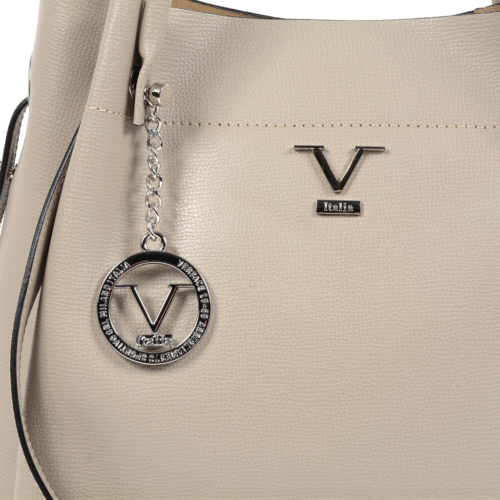 V 1969 Italia Bolso de mano para mujer Beige ALESSIA