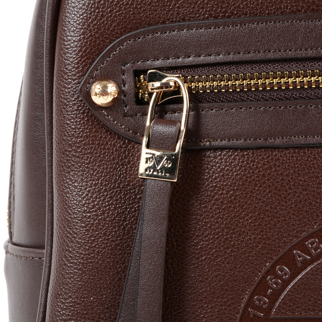 V 1969 Italia Womens Backpack Brown SANTORINI