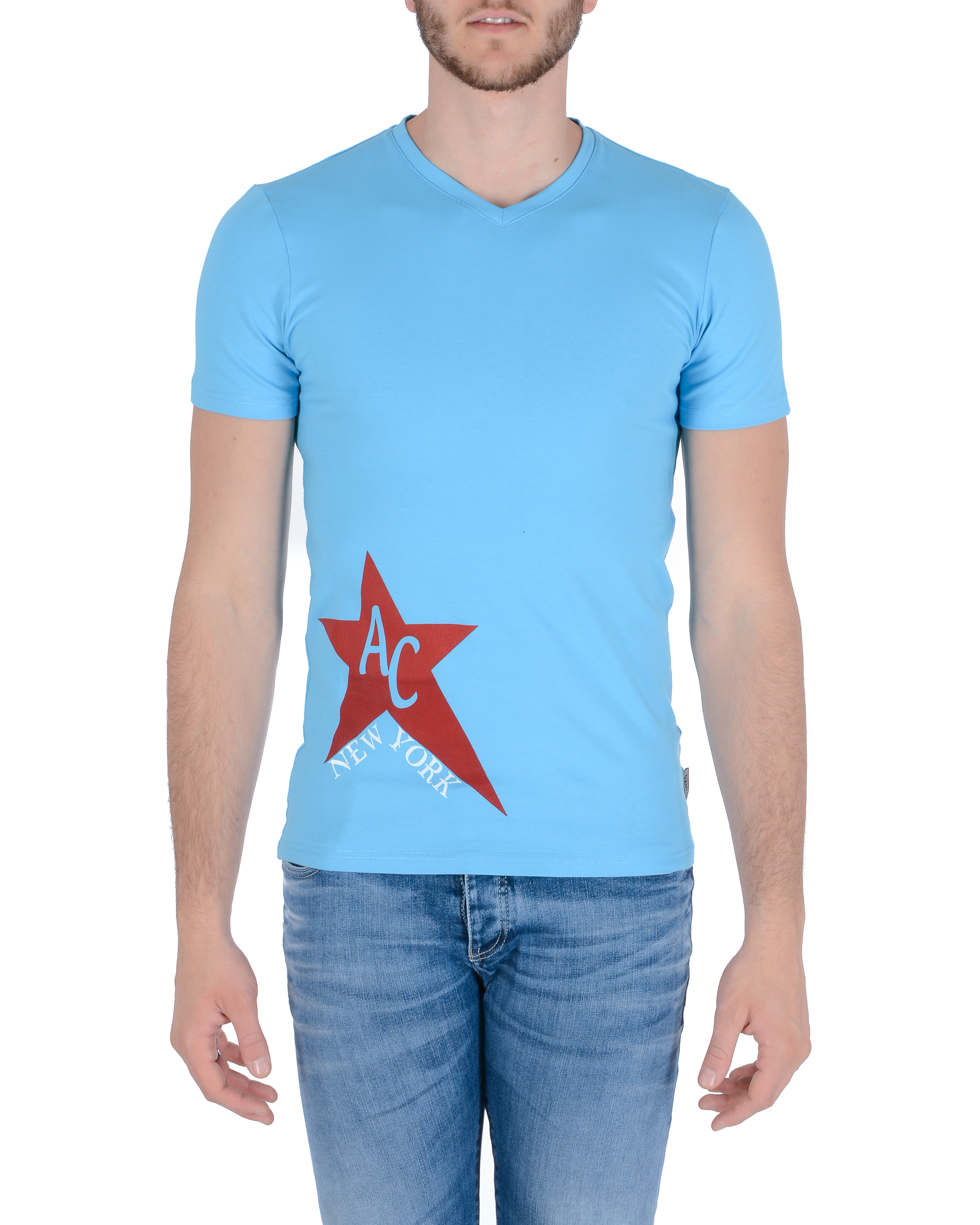 Camiseta para hombre Andrew Charles KENAN AZURE S6