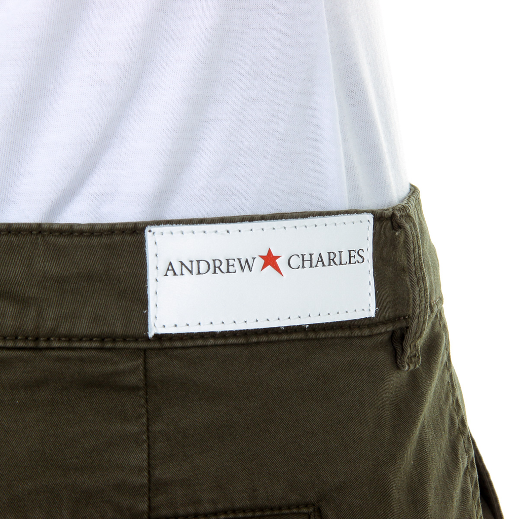 Pantalones cortos Andrew Charles para mujer, color verde SAFIA