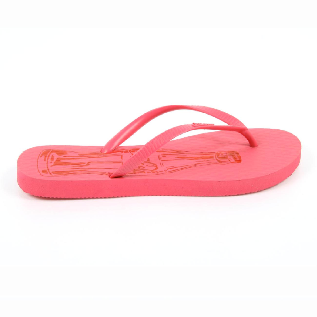 Chanclas de mujer Coca Cola CCA0589 SANDALIA BASIC FEMININA ROSA