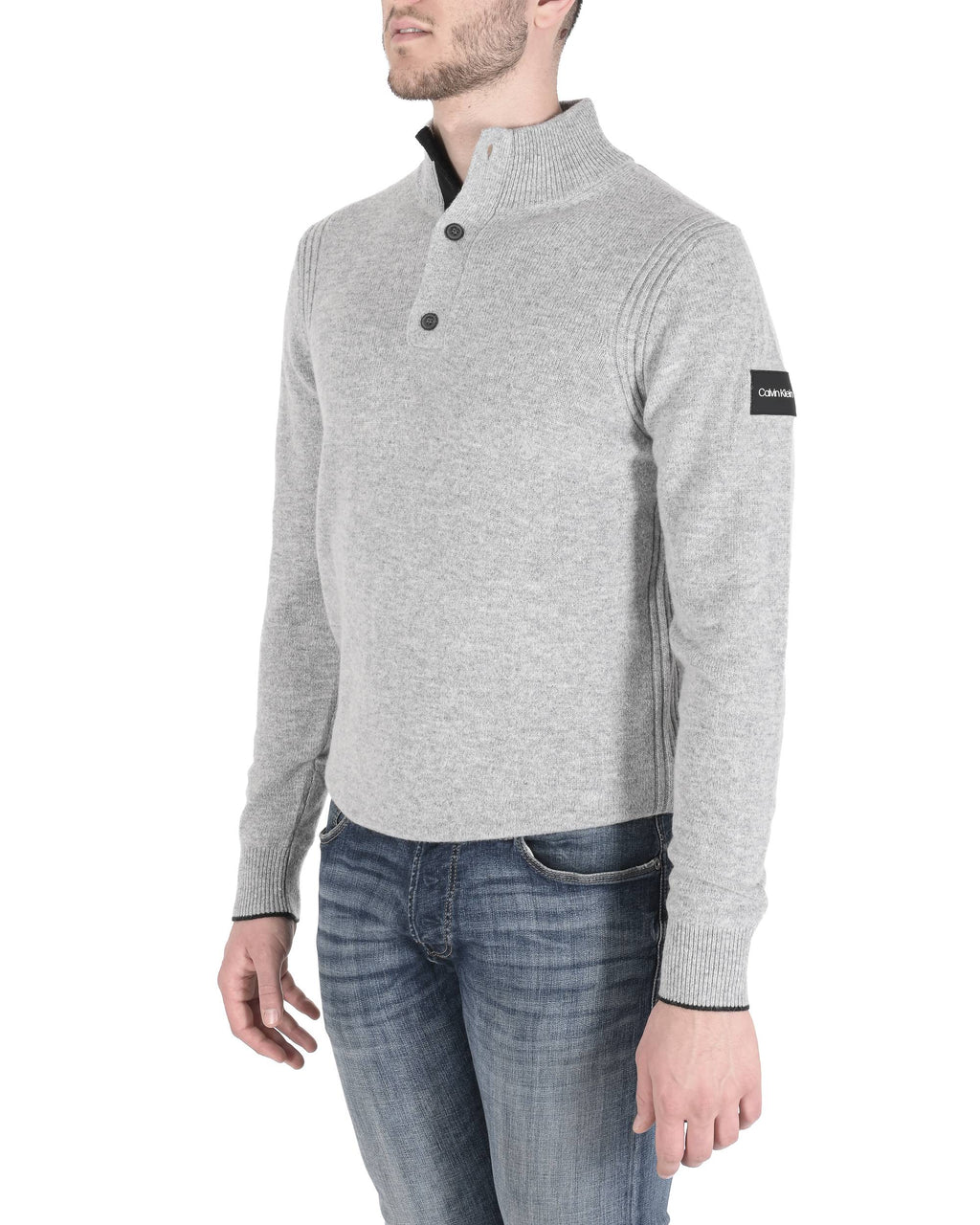 Suéter Calvin Klein para hombre gris K10K107910P4A