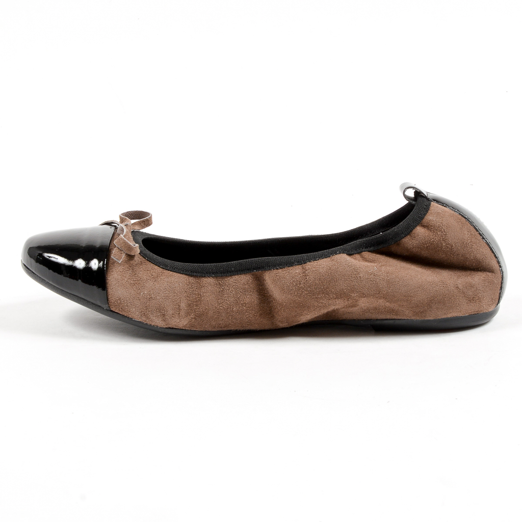Andrew Charles Womens Soft Ballerina Taupe PATTI