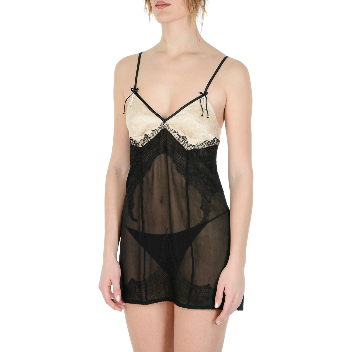 La Perla Mujer Twin Set Beige