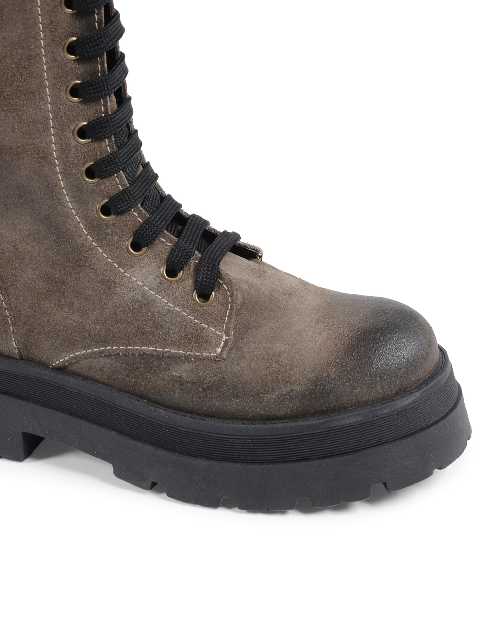 19V69 Italia Womens Short Boot Taupe 10-AU CAMOSCIO TAUPE