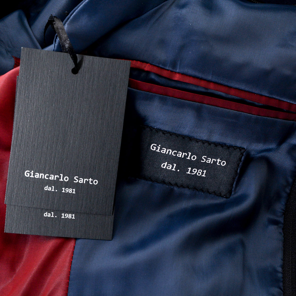 Chaqueta Giancarlo Sarto para hombre, manga larga, azul oscuro